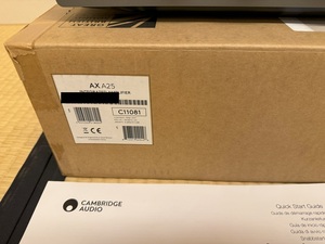 Cambridge audio ケンブリッジオーディオ プリメインアンプ AXA25