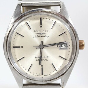 Y6145#◆ジャンク品◆LONGINES ロンジン ADMIRAL アドミラル FIVESTAR ファイブスター デイト ＊日差に関して未確認の画像2