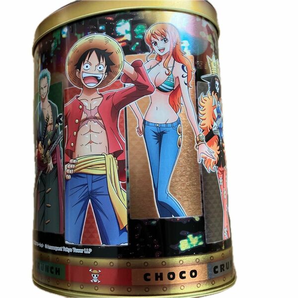 東京ワンピースタワー　チョコクランチ　缶