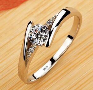  with translation zirconia te The Yinling g lady's accessory ring high quality size 7 number 429m1 point only 