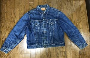 リーバイス 60s 70s LEVI'S 70505 0317 BIGE USA製 サイズ48 ビンテージ デニムジャケット ビッグE