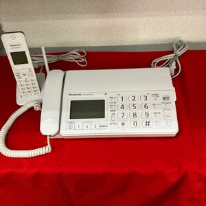 【Panasonic ファックス 電話機】子機付き ホワイト パナソニック【A9-4】0321