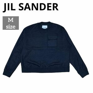 ★ジルサンダー JIL SANDER ウールポケットクルーネックプルオーバー★