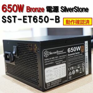 650W 電源ユニット Bronze ATX 動作確認済 SilverStone 022003