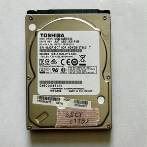 SONY製 nasne交換用HDD 1TB (FW1.00で初期化済) ナスネ用　@稼働4124時間@