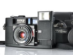 【フィルムカメラ】コニカ C35 AF ケース付き Konica #c098