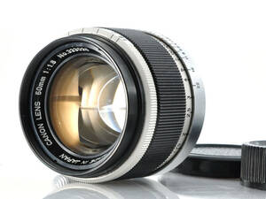 【動作良好】キヤノン 50mm f1.8 レンズ Canon LTM Leica Lマウント L39 #b867