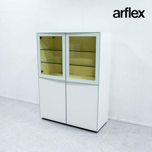 [ secondhand goods ]arflex Arflex COMPOSER player - The - cabinet sideboard display shelf white [ delivery necessary verification ]