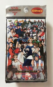 「SNK トレーディングカード ラウンド2 未開封品 7パックセット」当時物