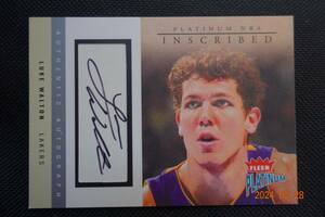 Luke Walton 2003-04 Fleer Platinum Inscribed #091/132