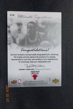 B.J.Armstrong 2007-08 Ultimate Collection 　Ultimate Signature #25/75_画像2