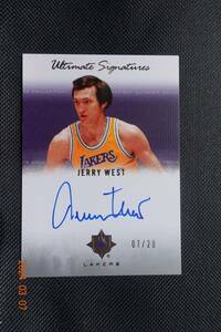 Jerry West 2007-08 Ultimate Collection 　Ultimate Signature #07/20