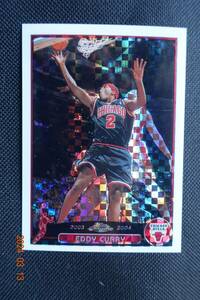Eddy Curry 2003-04 Topps Chrome No. 108 Xfractor #077/220