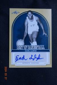 Earl Lloyd 2011-12 Leaf Best of Basketball Autographs 