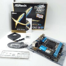 4A417C【動作保証付】ASRock Z97E-ITX/ac LGA1150/Intel Z97/mini ITX マザーボード_画像1