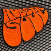 =定形郵便送料無料= THE BEATLES RUBBER SOUL ジャケットロゴ アイロンワッペン - ビートルズ ラバーソウル 60'S サイケ sonntagpatches_画像2