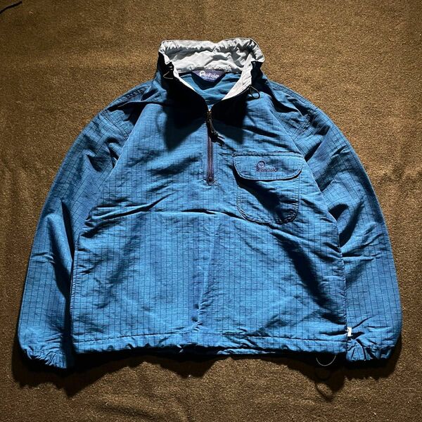 90s USA製　penfield ナイロン　ハーフジップアノラックジャケット　M-L相当