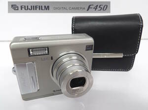 【よろづ屋】FUJIFILM FinePix F450 富士フイルム コンパクト デジタルカメラ ケースおまけ レトロデジカメ 富士フィルム(M0311)