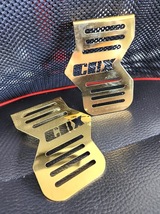 CBX400F CBX550F 送料込 新品 高級 ステンレス製 キャブレター サイドカバー ゴールドメッキ CBX 検/ CBR400F BEET キジマ 旧車 カスタム_画像5