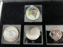 2014 FIFA world cup Brazil Silver Coin ワールドカップ シルバー コインセット_画像6