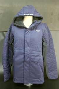 OAKLEY オークリー メンズ 2wayスリーブ 中綿ジャケット パデッドベスト 裏ボア FOA402870/UNEVEN PUFF JACKET 3.0 ネイビー サイズL★