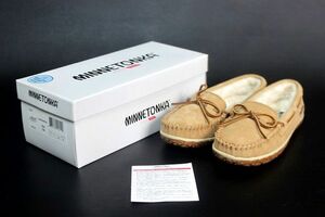 ミネトンカ ティリア レディース モカシン フラットシューズ シナモン 24cm MINNETONKA TILIA