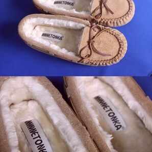 ミネトンカ レディース モカシン キャリー フラットシューズ シナモン 23cm MINNETONKA CALLYの画像6