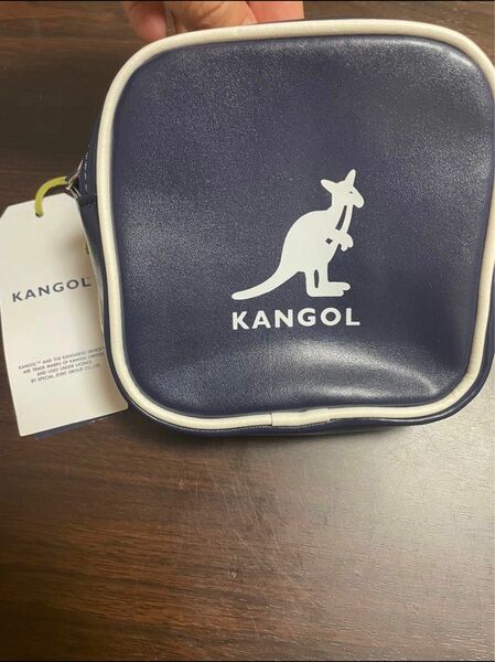 kangol ショルダーバッグ PU 小さめ 