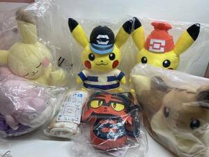 Y430-76 ポケモン 一番くじ ぬいぐるみ 7点 セット まとめ