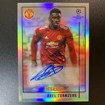 2020-21 Topps Merlin UCL Auto Axel Tuanzebe Manchester United 直筆サインカード アクセル・トゥアンゼベ_画像1