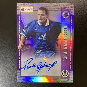 2023-24 Topps Merlin Heritage Legends Paul Gascoigne Auto /99 直筆サインカード ポール・ガスコイン