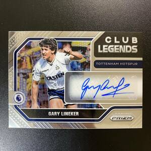 2021-22 Panini Prizm EPL Gary Lineker Legends Auto Tottenham Hotspur 直筆サインカード ゲーリー・リネカー
