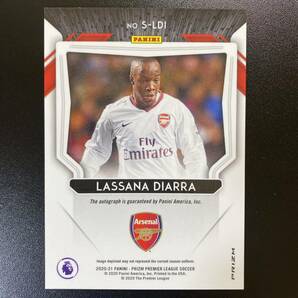 2020-21 Panini Prizm EPL Breakaway Lassana Diarra Auto Arsenal 直筆サインカード ラッサナ・ディアッラの画像2