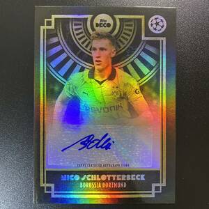 2023-24 Topps Deco Nico Schlotterbeck 直筆サインカード ニコ・シュロッターベック ボルシア・ドルトムント