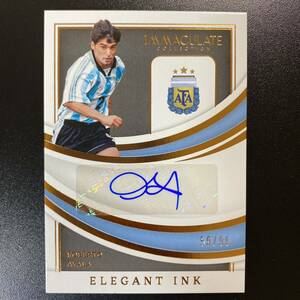 2022-23 Panini Immaculate ROBERTO AYALA Elegant Ink Auto Argentina /99 直筆サインカード ロベルト・アジャラ