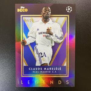 2023-24 Topps Deco Claude Makelele Legend Real Madrid /25 クロード・マケレレ