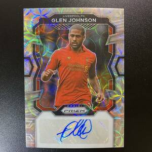 2023-24 Panini Prizm EPL Glen Johnson Silver Choice Auto Liverpool 直筆サインカード グレン・ジョンソン