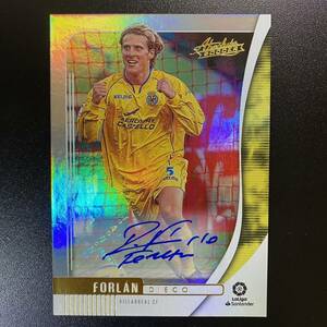 2019-20 Panini Chronicles Absolute Auto Diego Forlan Auto 直筆サインカード ディエゴ・フォルラン