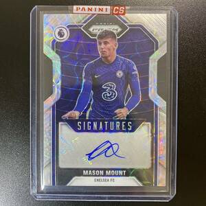 2021-22 Panini Prizm Premier League Soccer Mason Mount Auto Chelsea 直筆サインカード メイソン・マウント