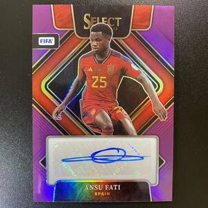 2022-23 Panini Select Ansu Fati Auto Signatures /49 直筆サインカード アンス・ファティ