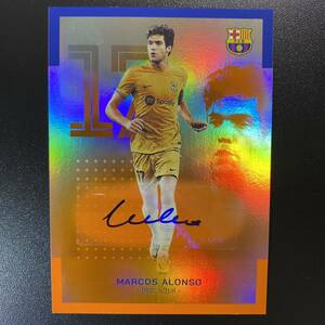 Marcos Alonso /25 Auto 2022-23 Topps Barcelona Team Set 直筆サインカード マルコス・アロンソ