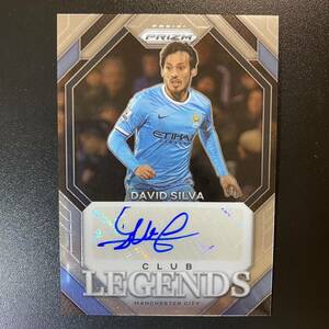 2023-24 Panini Prizm EPL David Silva Legends Auto Manchester City 直筆サインカード ダビド・シルバ