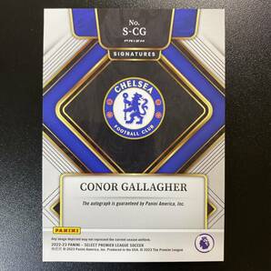 Conor Gallagher 2022-23 Panini Select Signatures Auto Chelsea 直筆サインカード コナー・ギャラガーの画像2