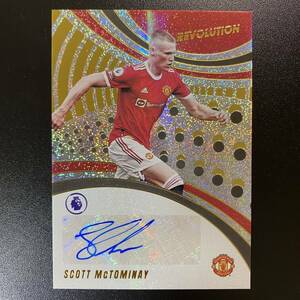 2021-22 Panini Revolution Soccer Scott McTominay Auto Manchester United 直筆サインカード スコット・マクトミネイ