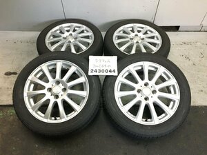 社外 5.5J+40 PCD100 4穴 ハブ径67mm TOYO 175/60R16 2021年 バリ山 ラクティス カローラ フィールダー ポルテ アクア 他 012237