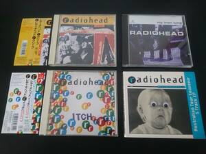 中古CD★RADIOHEAD CD 4枚セット　クリープ イッチ 国内盤・帯付 my iron lung ANYONE CAN PLAY GUITAR レディオヘッド／creep EP 90年代