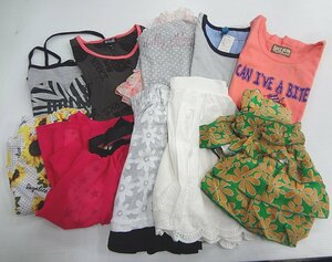 Kワや3320 新品タグ付き キッズ 子供服 150サイズ 女の子 トップス タンクトップ ズボン パンツ スカート ワンピース まとめ売 10点