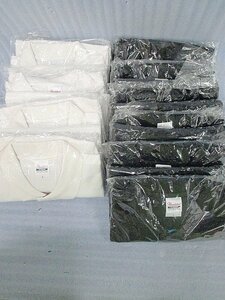 Kヨな3617 新品 Printstar プリントスター メンズ ベーシックレイヤードポロシャツ L 半袖 襟付き 3色 10点セット スポーツ
