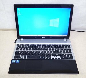 Kイま9761 acer/エイサー 15.6インチ ノートPC Aspire V3 V3-H54D/K Q5WV1 Win10Home/Core i5-3210M@2.5GHz/メモリ4GB/500GB 本体 パソコン