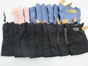 Zな3568 新品 Smi Look レディース Tシャツ 無地 ロング Lサイズ ポケット付き 4色 20点セット 洋服 ファッション